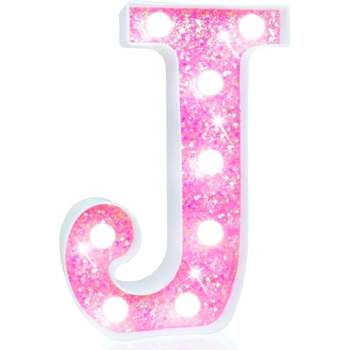 Pooqla LED Marquee Letter Lights – J
