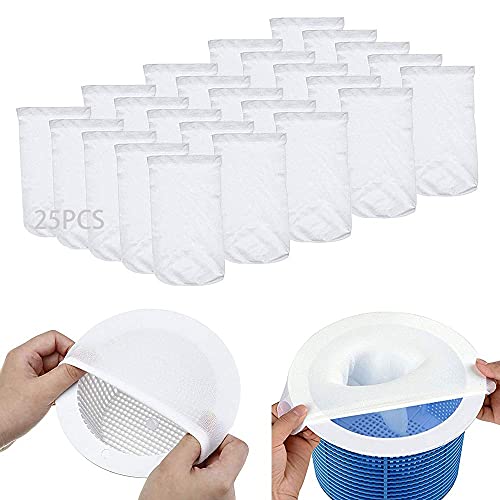 25PCS Chaussette Skimmer Piscine,Pool Skimmer Socks,Chaussette...