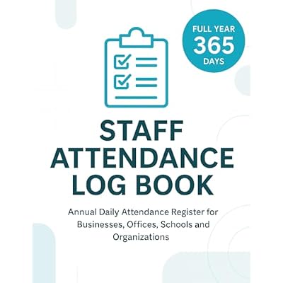 Staff Attendance Log Book