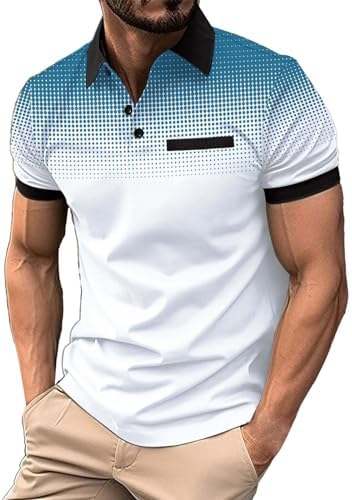 Polo Shirt Casual Comfort Soft Loose Outdoor Sports Lapel Solid Color Camouflage Printing Raglan Sleeve Top Short Polo Shirt Casual Comfort Soft Loose Outdoor Sports Lapel Solid Color Camouflage Printing Raglan Sleeve Top Short