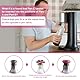 CPROSP CO2 Quick-Adapter 3-TLG für Soda&Stream Wassersprudler Duo Duo Quick Connect, Einfach zu verbinden mit Ihrem Gerät,Lila