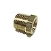 EDGE INDUSTRIAL Brass REDUCING HEX Bushing 1/4" Male NPT X 1/8" Female NPT Fuel / AIR/ Water / Oil/ Gas WOG (Qty 01)