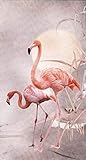 5D DIY Diamant Malerei VollBohrer Kits Malen Nach Zahlen Größ Flamingo.png Mosaik Diamant Painting Bilder Crystal Strass Stickerei Kreuzstich Kunst Basteln für Zuhause Wand Dekor Round Drill,28x80inch