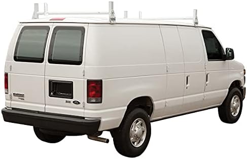 Buyers Products 1501310 Ladder Rack for Work Van, Adjustable Width, White Powder-Coated Carbon Steel, Contractor Rack for Vans, Cargo Rack for Vans image 5