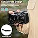 JJC Camera Hand Grip Strap for Canon EOS R8 R10 R7 R5 C R6 Mark II R RP 90D 5DM4 Rebel T7 T8i T7i T6i T6 SL3 4000D Sony A6700 Z30 Coolpix P950 P900 for Panasonic Lumix DMC-GX85 G85 GH4 G100 FZ80