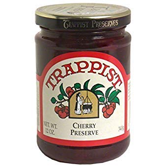 Trappist Cherry Preserves - All Natural 12 oz.