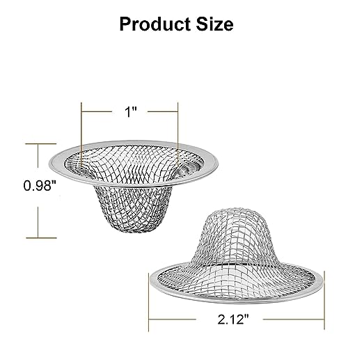 Colador de acero inoxidable para fregadero 6 unidades miniatura 7