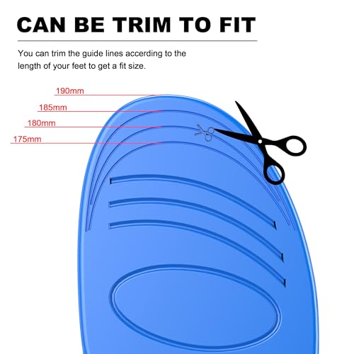 Image of RFUNGUANGO Airtag Shoe Insoles, Blue (Men 9.5‑11 /Women 11.5) | Airtag Hidden Insoles, Tracker Devise Case, Comfortable Insoles (10.8‑11.5 IN Trimmable Insoles)