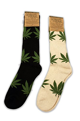 Hemp Leaf Socks - Made with All Natural Hemp & Organic Cotton2