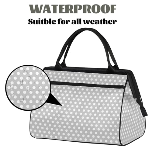 Overnight Weekender Bag for Women Men Geometry Waterproof Carry On Travel Duffel Bags with Zipper Lightweight Sports Gym Bag Luggage Workout Handle Bags for Traveling Yoga Camping3