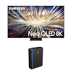 SAMSUNG QN65QN800DFXZA 65 Inch Neo QLED 8K Smart TV with AI Motion Enhancer and an Austere 5S-PS4-US1 4-Outlet Power with Omniport USB (2024)