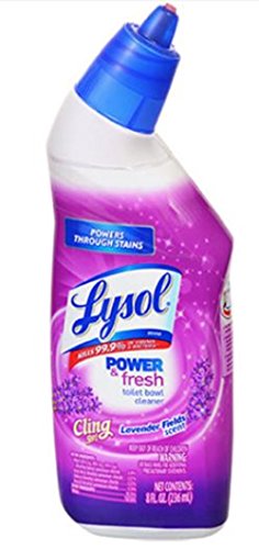 Lysol Power And Fresh Toilet Bowl Cleaners, Lavender Fields And 10X Power , 4-Ct Set #TOP3