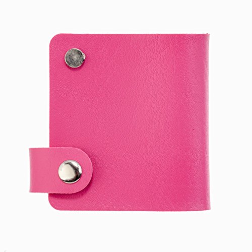 Elegant Hot Pink Case / Organizer For Nail Art Images Stamping Plates / Templates / Cards With 26 Slots / Pages By VAGA