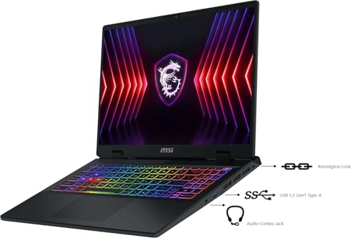 SWORD 16 HX B14VFKG - Display 16" FHD 144Hz IPS-Level, Intel Core i7-14700HX, 32GB DDR5 RAM, 1TB NVMe, NVIDIA RTX 4060 8GB GDDR6, Windows 11 Pro - Notebook - Immagine 6