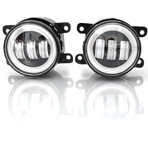 IP67 Angel Eye Fog Lights Dual Color LED 6000K/3000K Fit For Suzuki Swift /Grand Vitara/Vitara/Jimny /SX4/Liana A6/Alto/Ignis /Splash (EX)/Landy 2011 2012 2013 2014 2015 2016 207 2018 2019 2020 2021