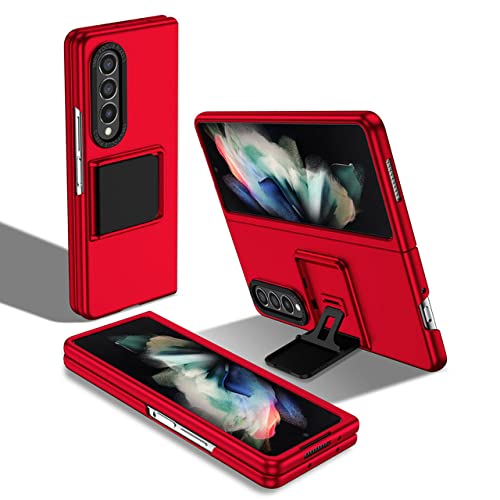 Coque anti-transpiration Samsung Galaxy Z Fold 4 protégeant des chutes de dos rouge