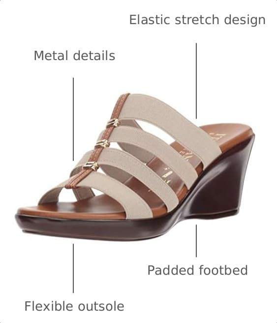 Image of ITALIAN Shoemakers Women's Clover Wedge Sandal | Party Sandals