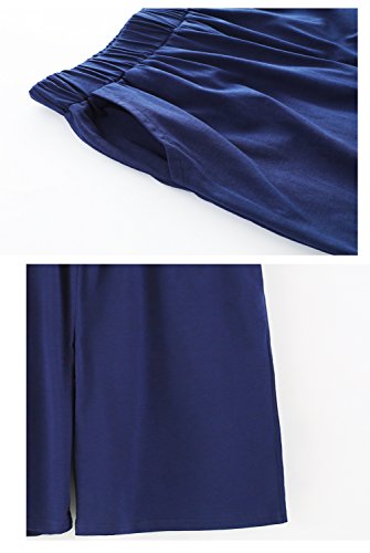 Big Boys Pajamas,Long Plaid Strips Cotton Shorts Tee Shirt Sleepwear Teens 8-18 Years4