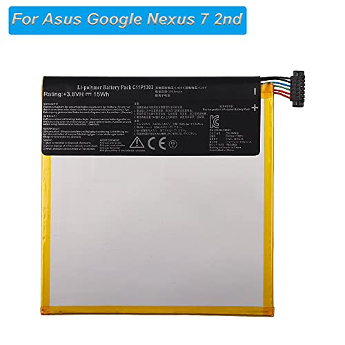 E-YIIVIIL Replacement Battery C11P1303 Compatible with Asus Google Nexus 7 2nd Gen 2013 ME571K ME571KL K008 K009 with Tools