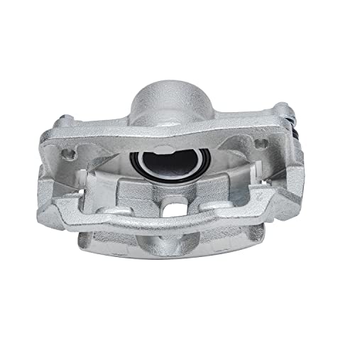 Image of Detroit Axle - 3pc Front Drilled Rotors Right Brake Caliper Replacement for 1996-2005 Honda Civic 2010-2014 Insight 1997-2000 Acura EL: 10.32'' inch Rotor