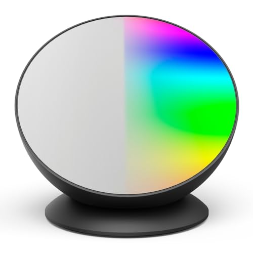 Hama | Lámpara de mesa LED inteligente (luz led de mesa RGBW con una selección de 16 millones de colores, temperatura cromática de 3000K a 6500K, control por app smart home y por voz)