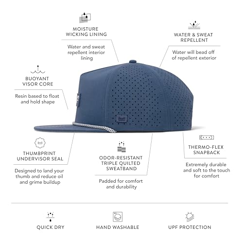 Image of melin Coronado Brick Hydro, Men's Rope Hat, Water-Resistant
