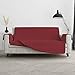 MB HOME BASIC Copridivano Antiscivolo Cozy, Bordeaux, 3 Posti