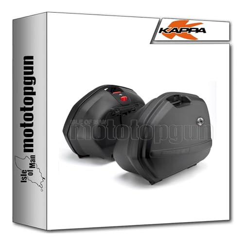 kappa maletas laterales k33n 33 lt + portamaletas lateral fijacion rapida monokey compatible con yamaha mt 07 mt07 tracer 2016 2017 2018 2019 mototopgun
