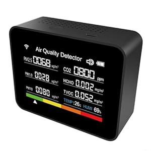 Cnanrnanc 2385 Luftqualitätsmonitor 13-in-1 WiFi