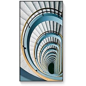 Afbeelding op canvas 60 x 120 cm zonder lijst abstract modern gebouw schilderij kunstdruk op canvas Wall Art poster foto…