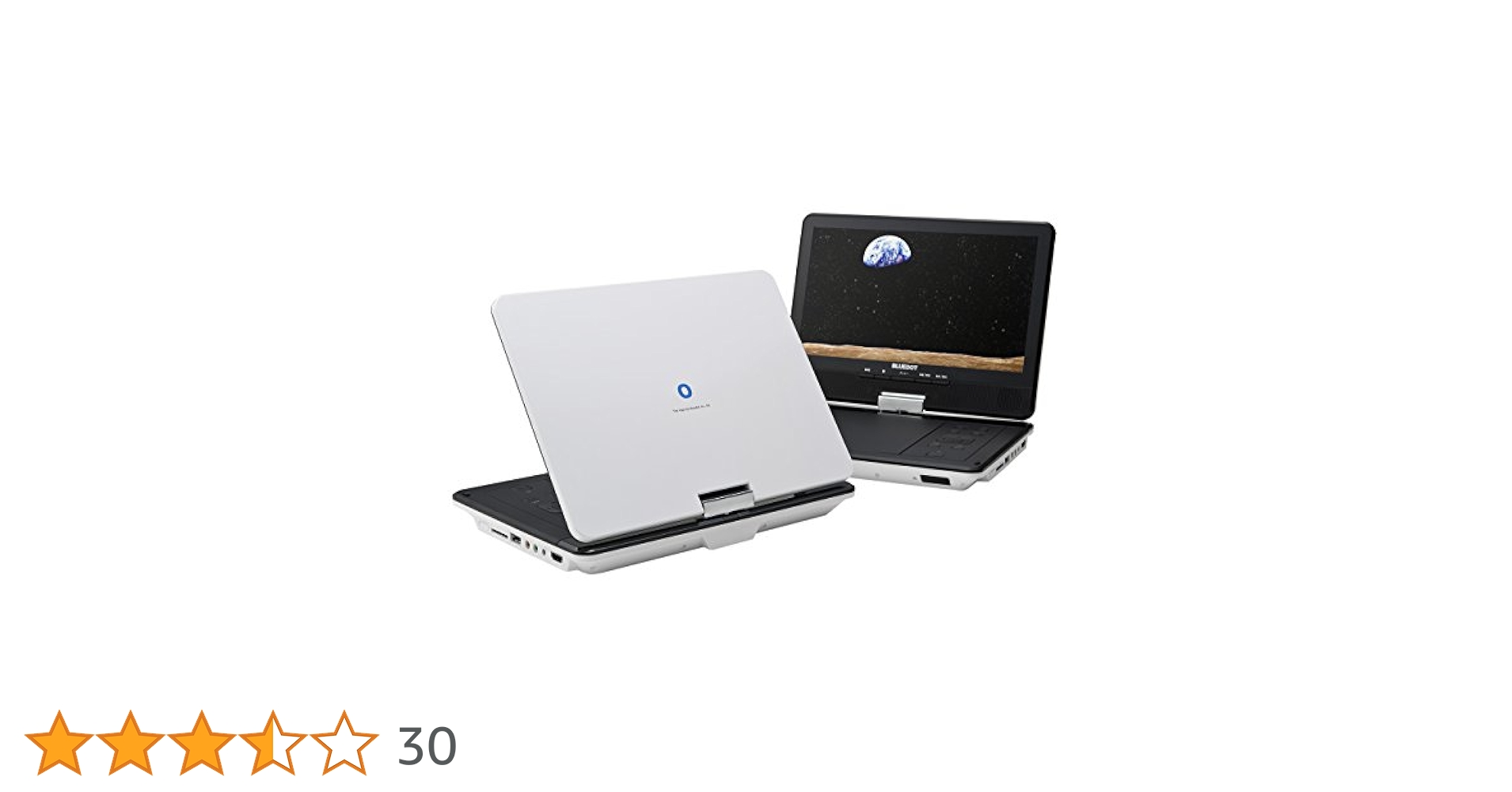 Amazon | BLUEDOT ポータブルDVDプレーヤー(10インチ/6.5時間