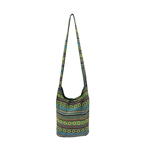 Image of SUVASANA Large Sling Shoulder Bag for Men Women Casual Comfortable Everyday Purse Travel Women's Cross-body Bags