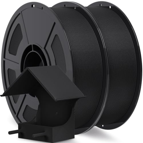 Image of IEMAI Carbon Fiber ASA Filament 1.75mm Bundle 2kg, UV & Weather Resistant ASA-CF 3D Printer Filament, High Dimensional Stability for Outdoor Functional Parts, Matte Black