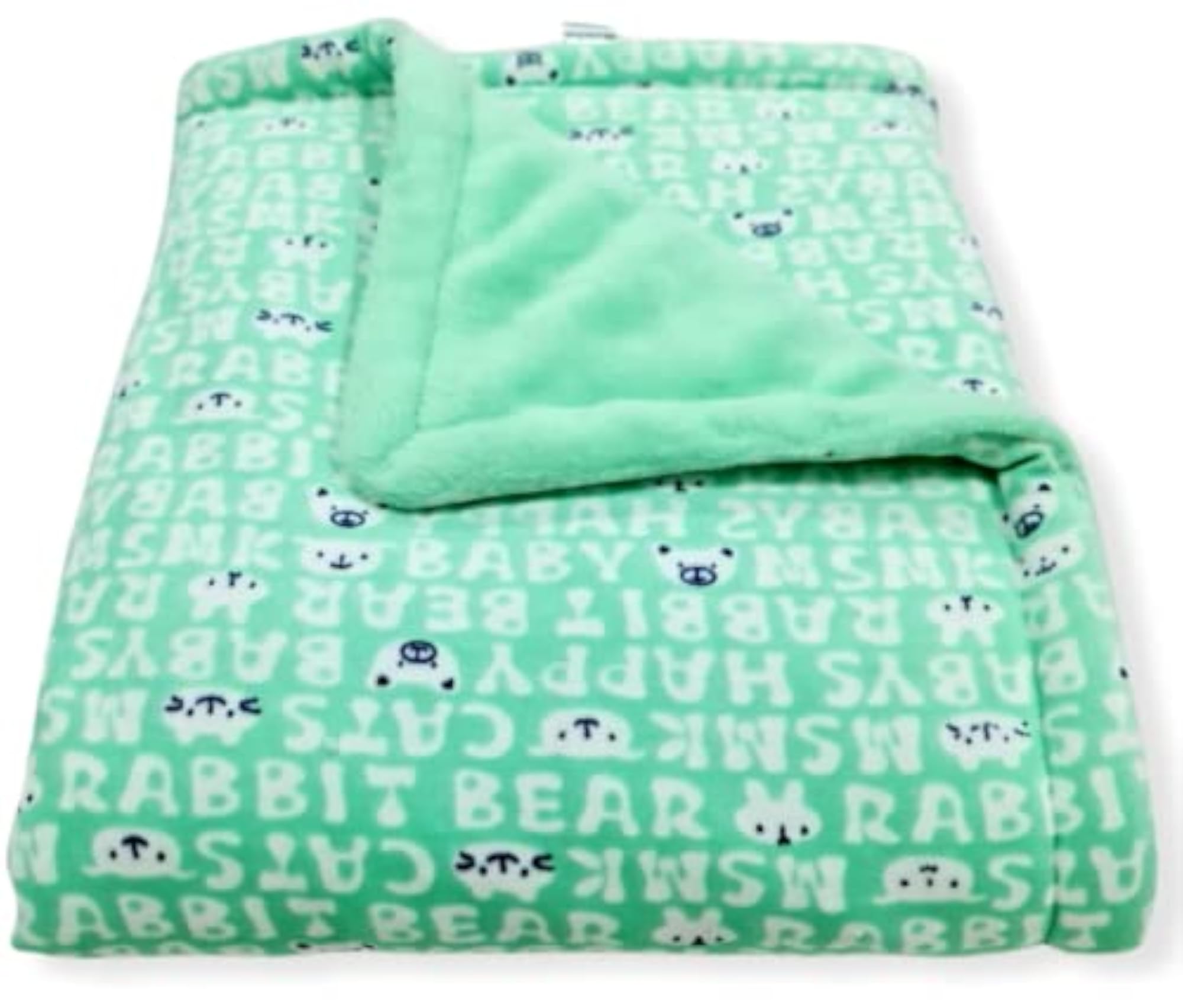 Fluffy 3-Layered Baby Blanket, All Season