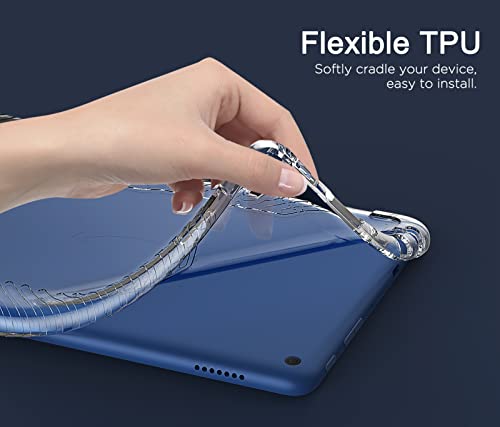 Moko Case For All-New Fire Hd 8 & 8 Plus Tablet (12Th Generation-2022 Release) 8", Ultra Clear Soft Flexible Transparent Tpu Skin Bumper Back Cover Shell, Clear #TOP5