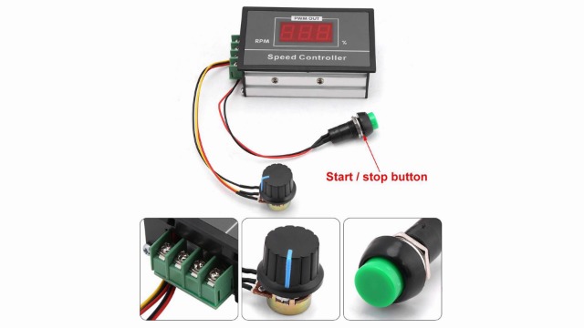 Amazon.co.jp: PWM DCモータースピードコントローラー DC 6-60V