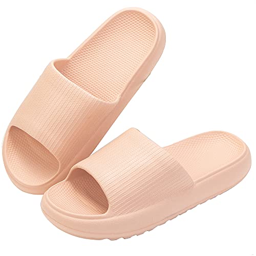 [KOCOTA] スリッパ サンダル 底が厚い 速乾 前開き 滑り止め コンフォート クッション性 内外履き 水切り メンズ レディース オレンジ S.