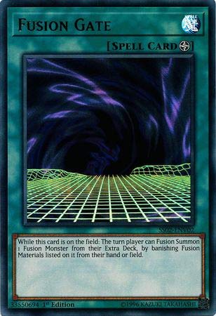 double fusion yugioh card Amazon.com: Yu-Gi-Oh! - Fusion Gate - SS02-ENV02 - Ultra Rare - 1st Edition  - Speed Duel Decks