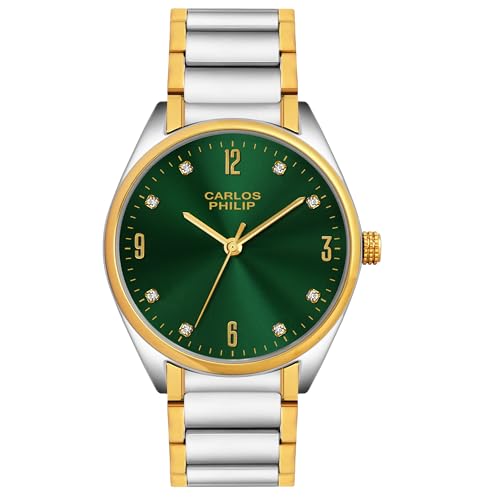 Image of Carlos Philip Axis Series Luxury Analog Watch for Men | Stainless Steel Strap | Japanese Miyota Movement | Stylish Water-Resistant Classic Timepiece