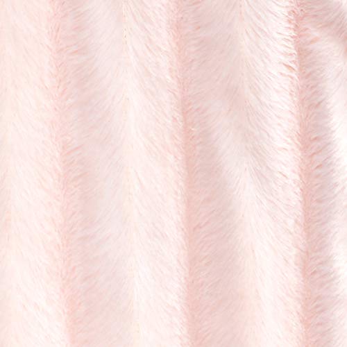 Madison Park Duke Reversible Long Faux Fur And Micro Fur Throw 50X60 Super Soft Lush Comfort #TOP7