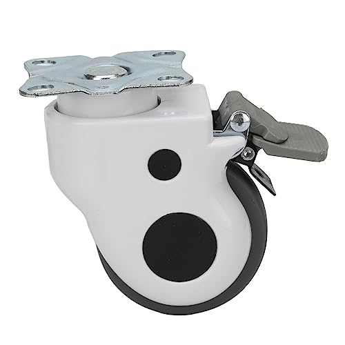 Rodízio giratório de borracha termoplástica para bancada de trabalho de 10 cm