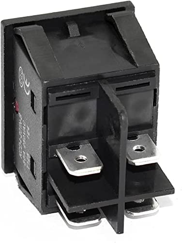 Interrupteur à bascule 12V étanche jaune 4 broches T85 pour auto - 3