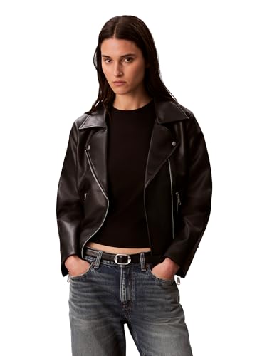 Calvin Klein Women's Classic Leather Jacket