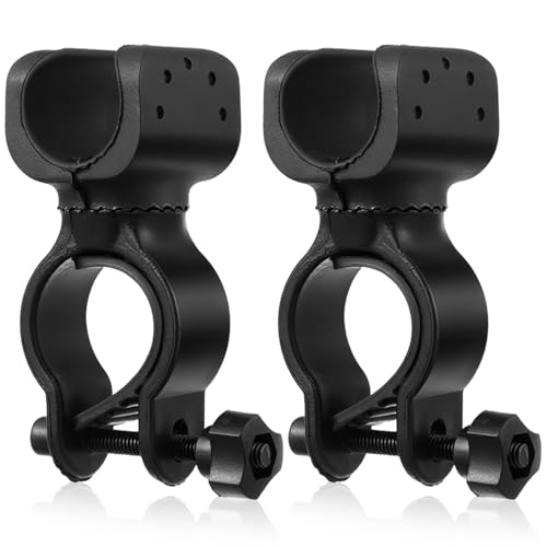 Prasacco Lot de 2 supports de canne pour déambulateur - Support de canne pour déambulateur électrique - Support de canne pour fauteuil roulant - Pour...