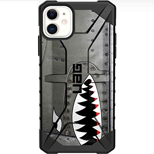 Limited Edition Designs by Ego Tactical on a UAG Urban Armor Gear Case for Apple iPhone Xr, iPhone 11 (6.1")- A-10 Warthog Warhawk