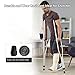 Gfertre 5PCS Crutch Tips,Walker and Commode Tips,Winter Frost and Slip Prevention, Replacement Rubber Cane Tips with Metal Washer for Support,Stretchy Universal Size 3/4 Inch to 7/8 Inch,Black