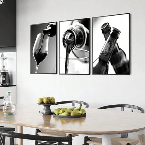 Affiche bière et vin XINBAO 60x80 cm encadrée pour déco cuisine