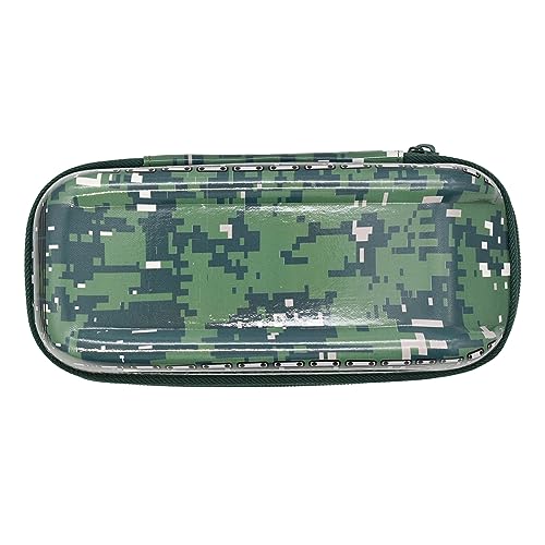Image of Maydahui Camo Pencil Case Large Capacity Tank Shape Pen Pouch Holder Compartments Organizer Pencil Bag Stationery Box Waterproof EVA Camouflage Green