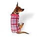 YOULY Cozy Coat for Dogs, Small/Medium, Pink Plaid