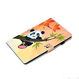 AsWant Etui do Lenovo Tab M10 Plus 10,3 cala Folio Flip Portfel Etui na karty Magnetyczny Tablet Etui ochronne do Lenovo Tab M10 Plus FHD 10,3" TB-X606X/TB-X606F - Panda Bambus